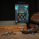Call of Cthulhu Dobbelset – Abyssal and White 7-delig 8