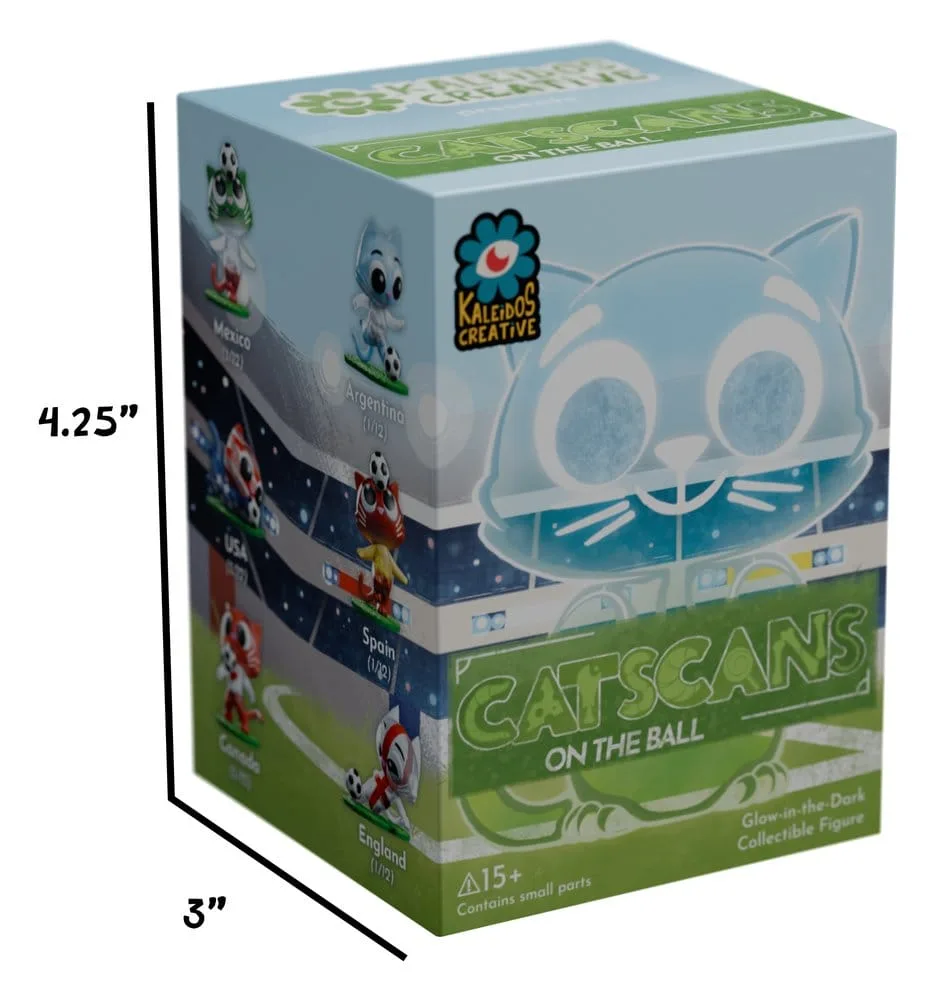 Cat Scans Mini Figures – S3 On the Ball Blind Box 12 Pack 6 cm 2