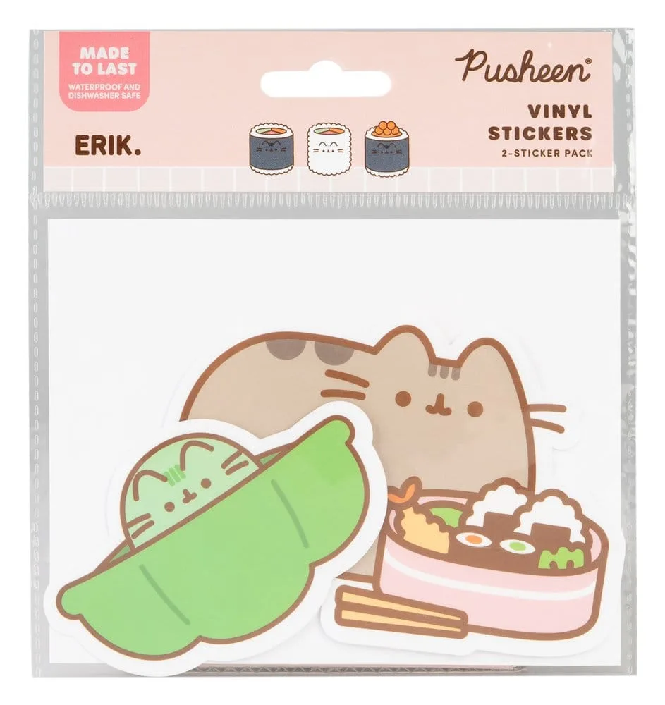 Pusheen Vinyl Stickers – Sushi Roll Vol. 4 Set of 2