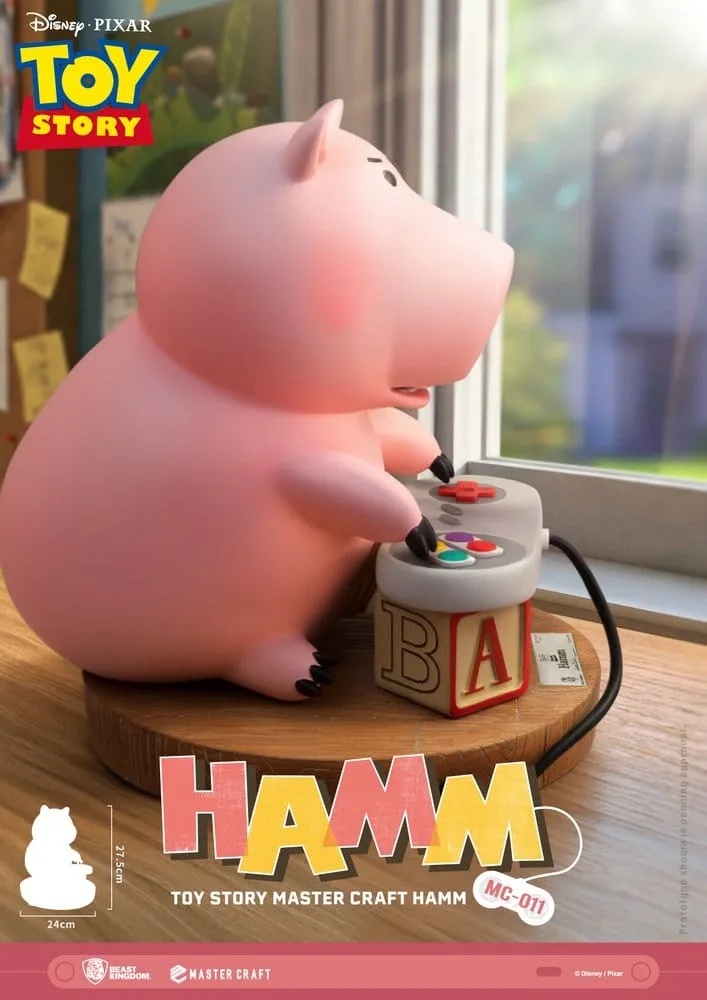 Toy Story Statue – Master Craft Hamm 28 cm 3