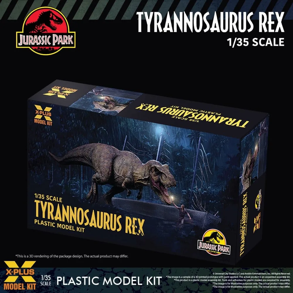 Jurassic Park Modellbausatz – Tyrannosaurus Rex 1:35 42 cm 6
