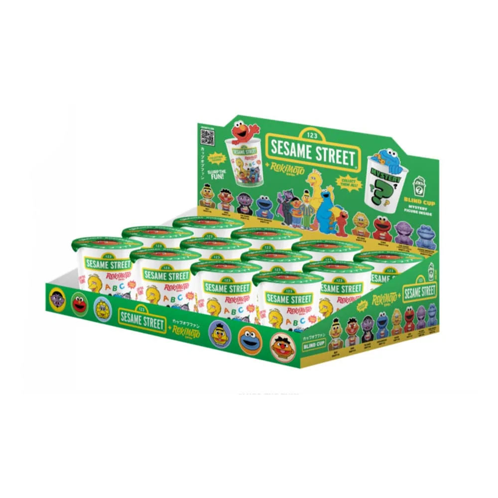 Sesame Street Blind Box Figures – Cup of Fun 12-Box Display 10 cm