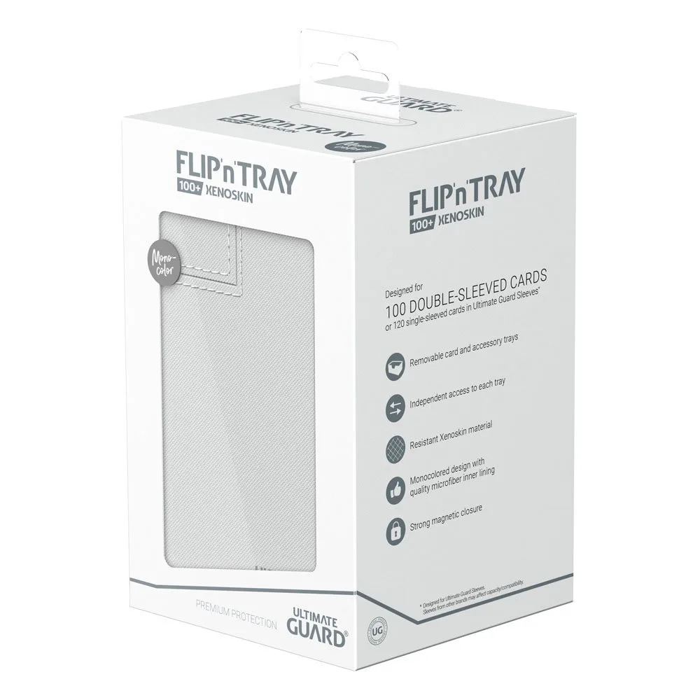 Ultimate Guard Deck Box – Flip’n’Tray 100+ Xenoskin White 8