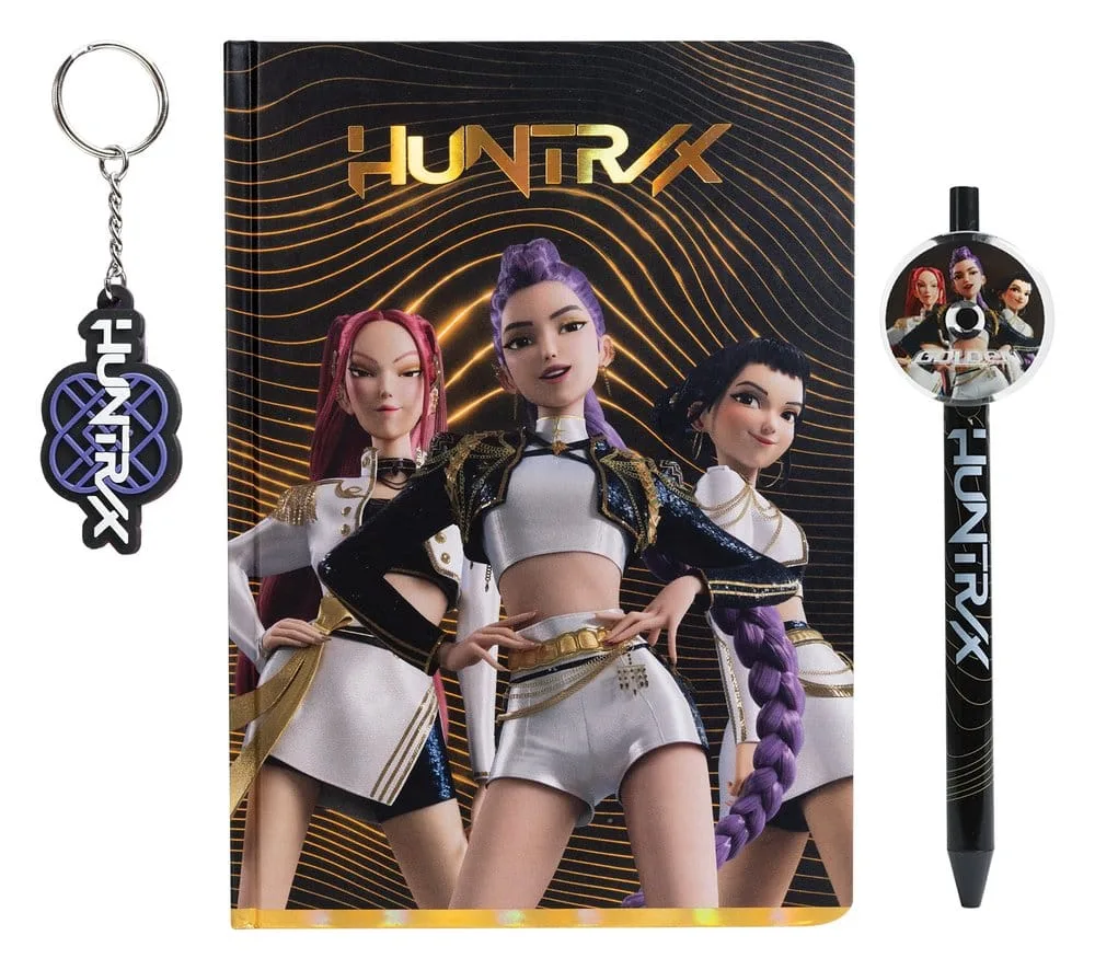 KPop Demon Hunters Notebook Gift Set – Golden 4
