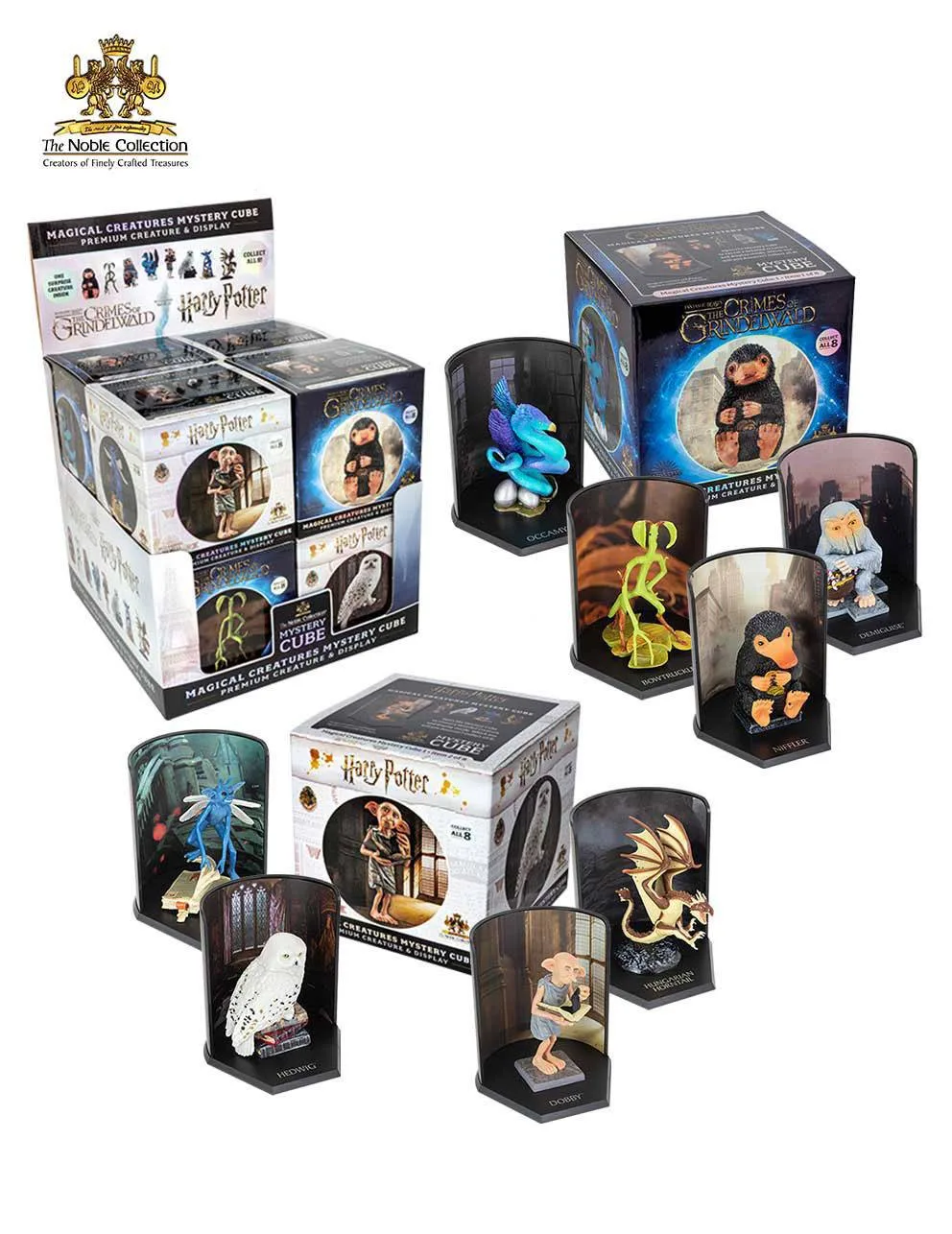 Harry Potter Statues – Magical Creatures 8-Piece Mystery Display 9 cm