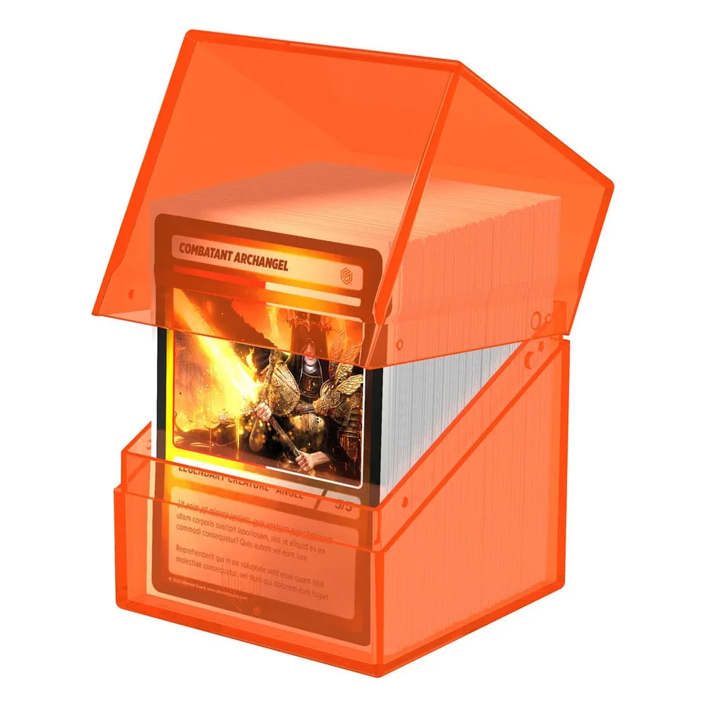 Ultimate Guard Deck Box – Boulder 100+ Clear Poppy Topaz 4