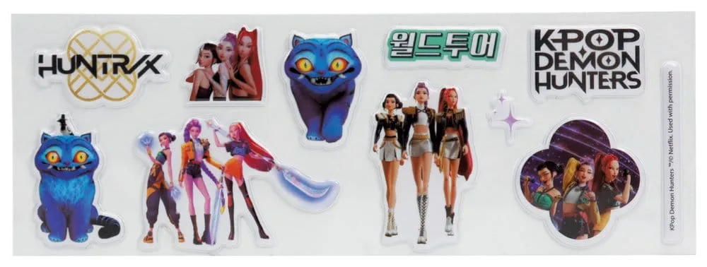 KPop Demon Hunters Stationery Set – Golden 10
