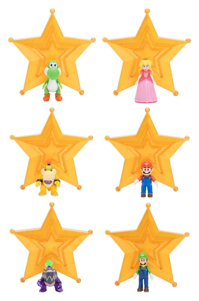 The Super Mario Galaxy Movie Figures – Wave 1 Assortment 12 x 4 cm