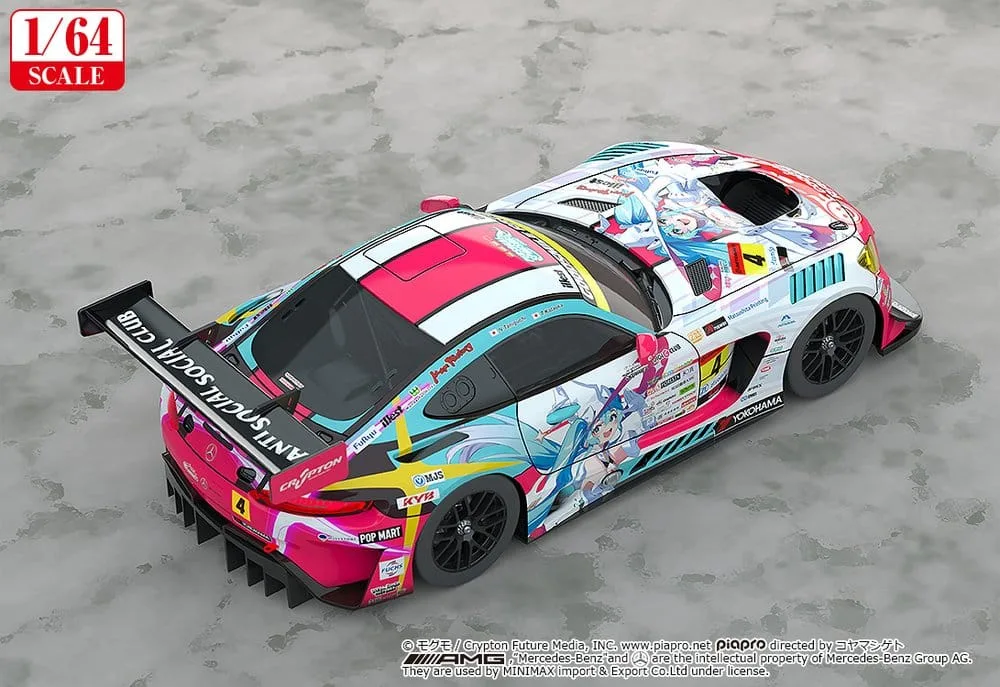 Hatsune Miku GT Project Model Car – AMG 2024 Opening 1/64 7 cm 3