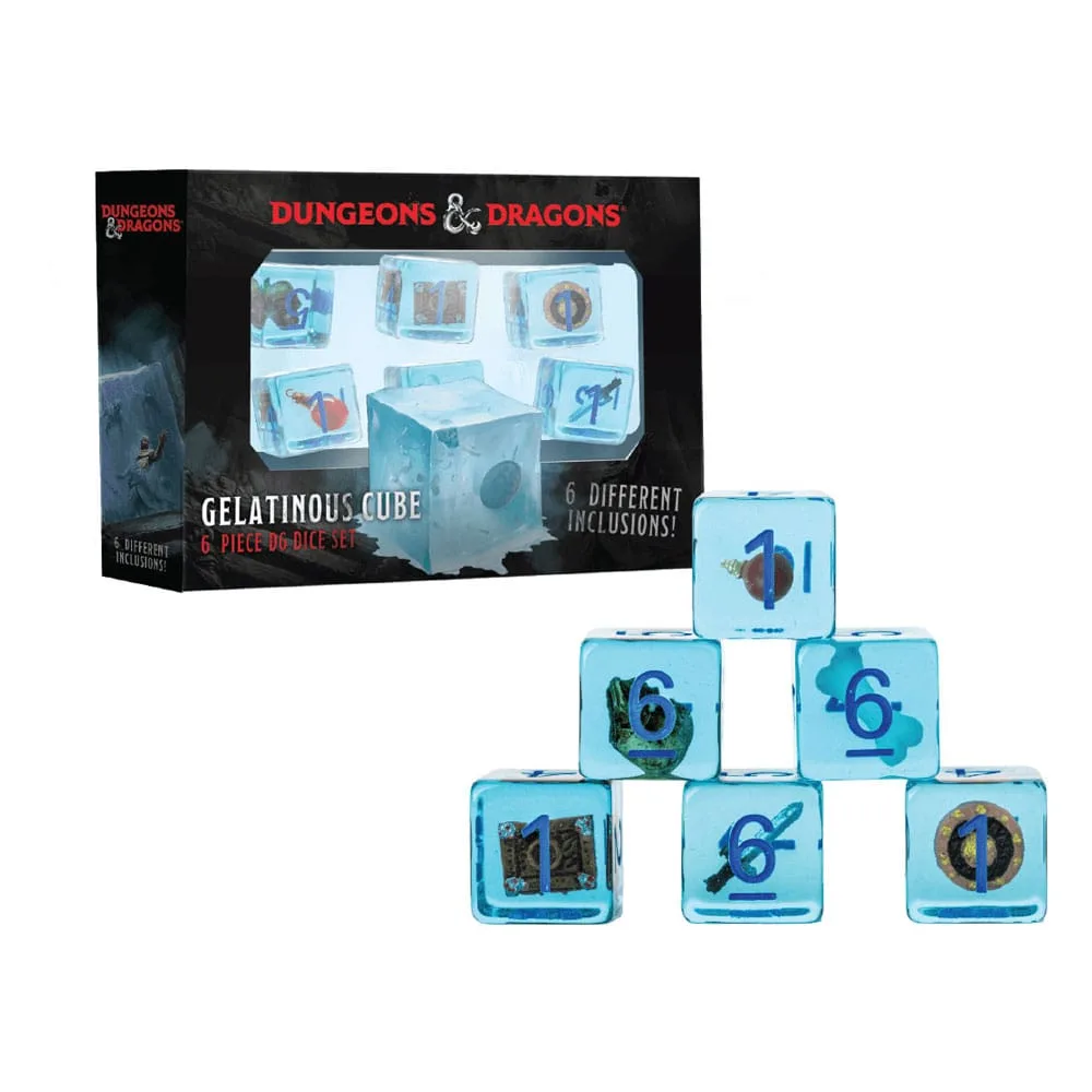 Dungeons & Dragons Dice Set – Gelatinous Cube 6 Pieces