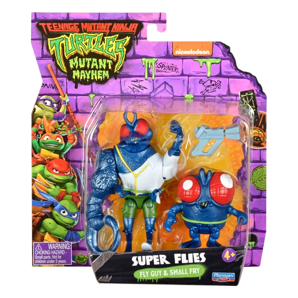 TMNT Mutant Mayhem Figures – Super Fly & Toddler 11.5 cm 2