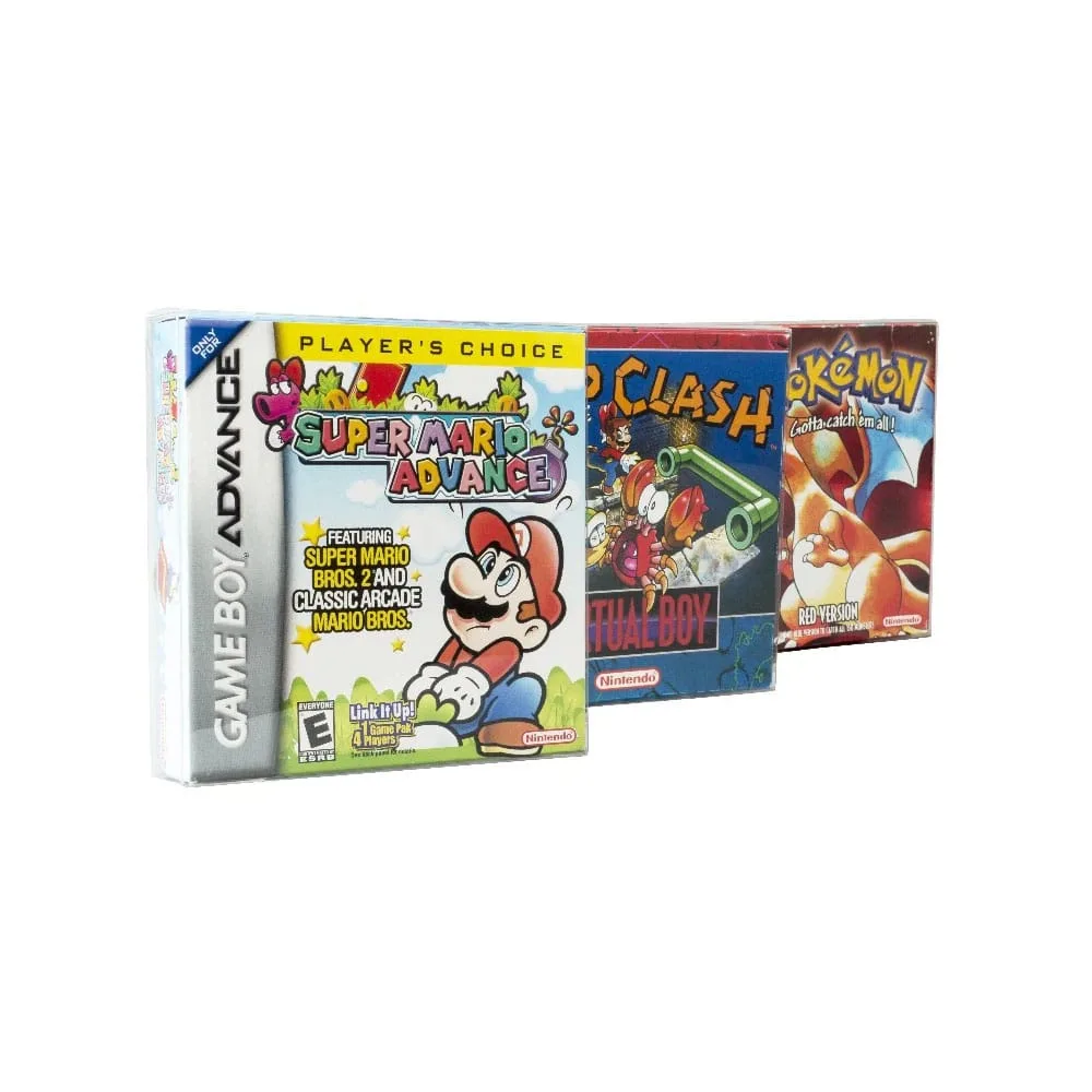 Game Boy and GBA Case Protectors – Clear PET Pack of 25 4