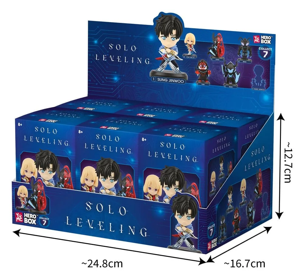 Solo Leveling Mini Figures – Shadow Rising Blind Box Display of 12 14