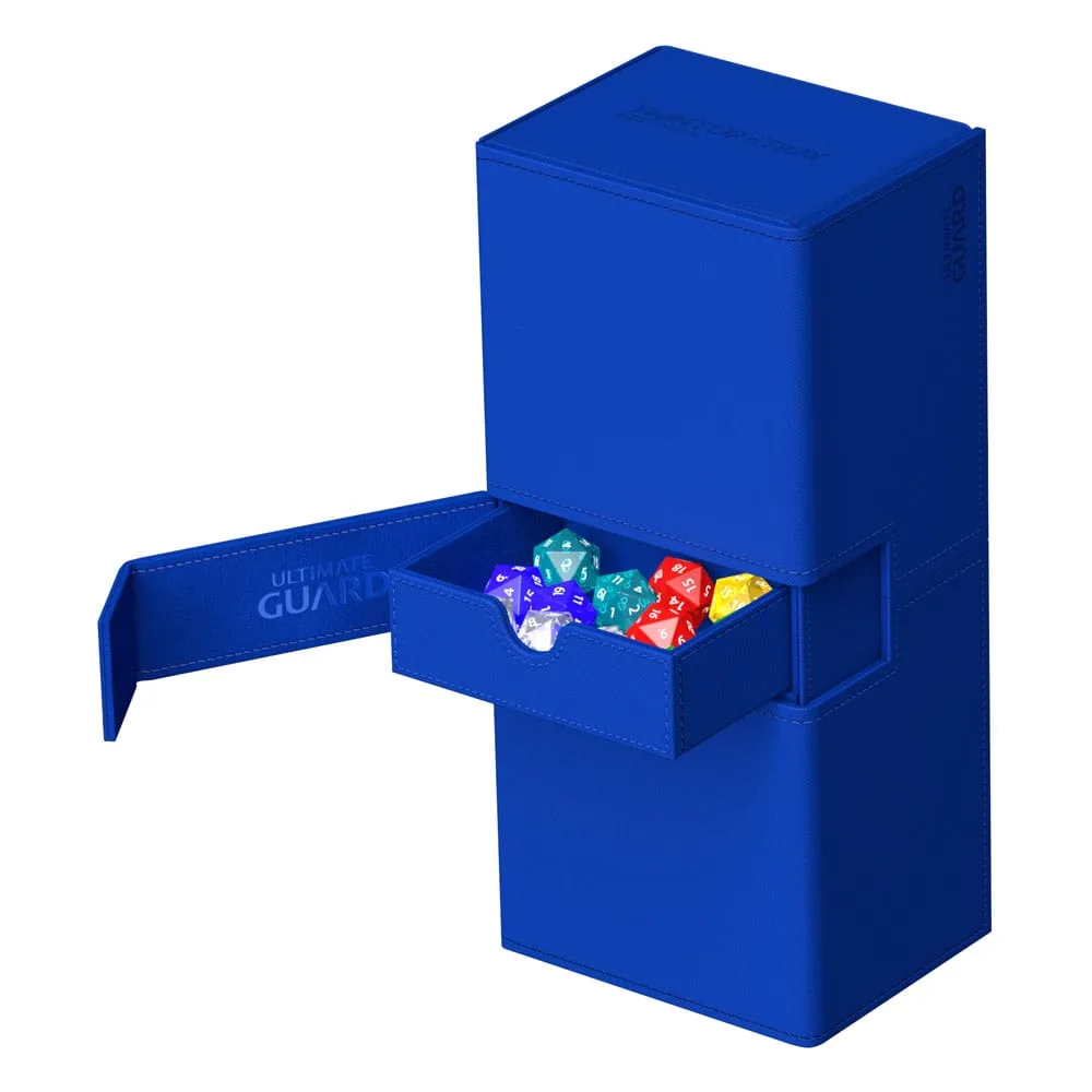 Ultimate Guard Deck Box – Twin Flip’n’Tray 266+ Xenoskin Blue 4