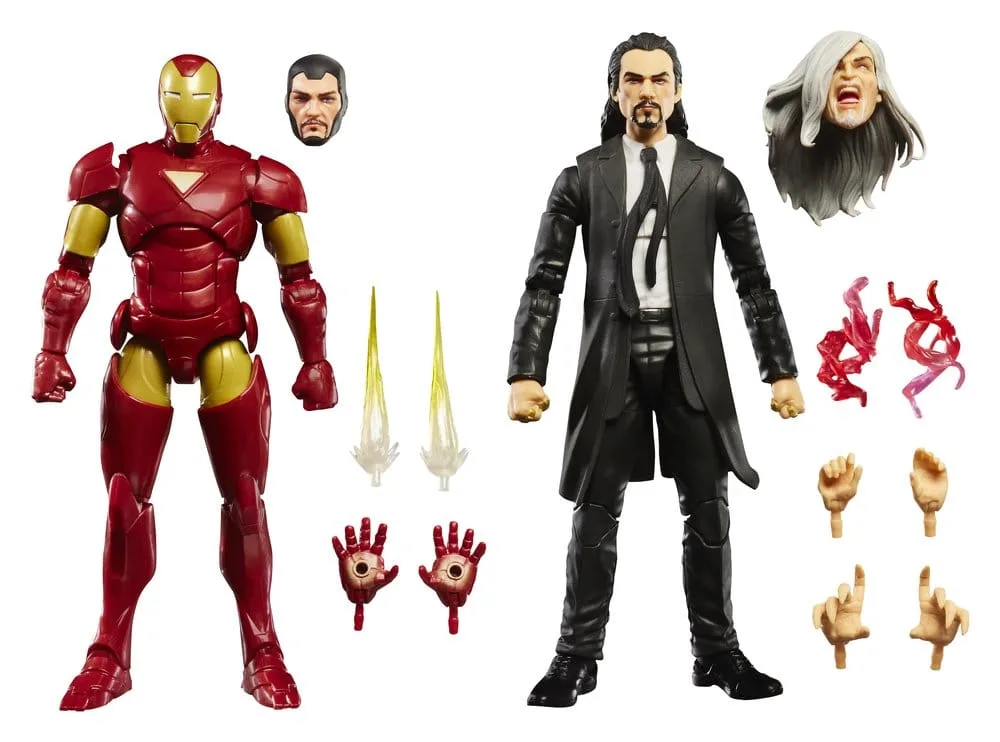 Marvel Action Figure 2-Pack – Extremis Iron Man and Mandarin 15 cm 4