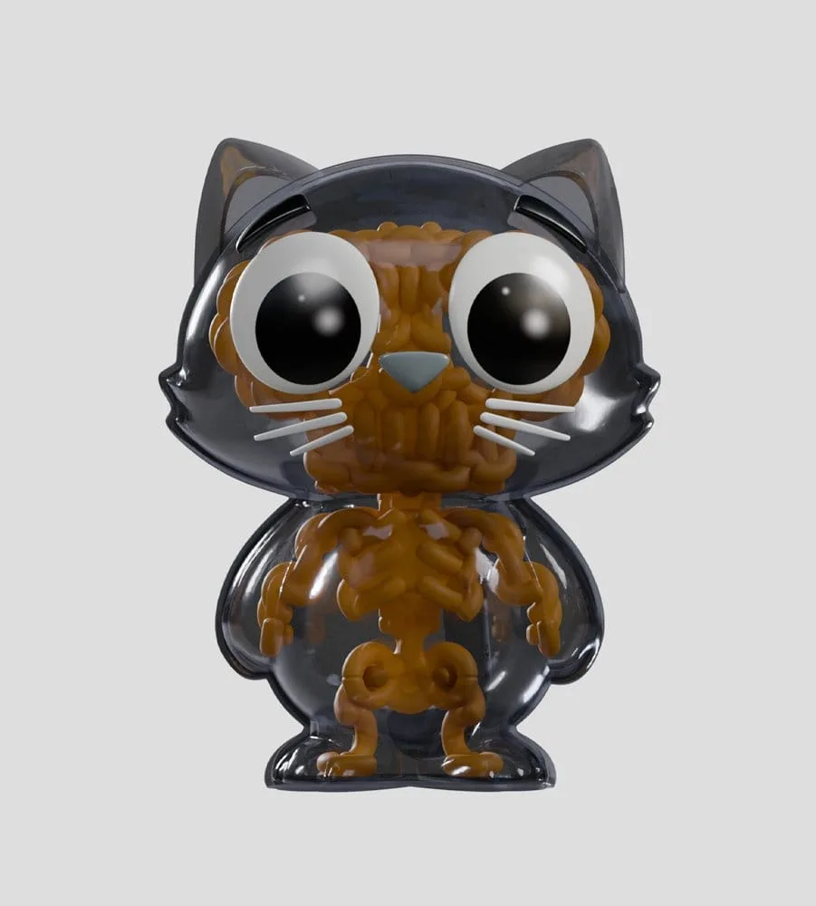 Cat Scans Mini Figures – S2 Bare Bones Display of 6 6 cm 7