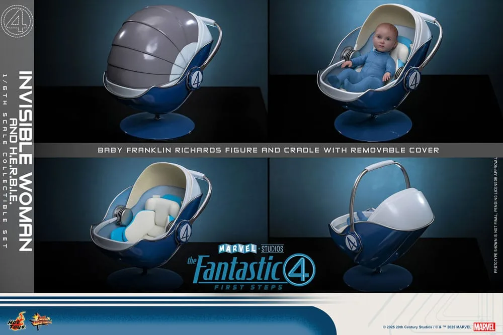 Fantastic Four Figure 2-Pack – Invisible Woman and H.E.R.B.I.E. 1/6 15