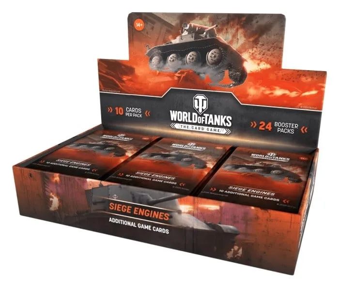 World of Tanks TCG Booster Display – Siege Engines 24 Packs English