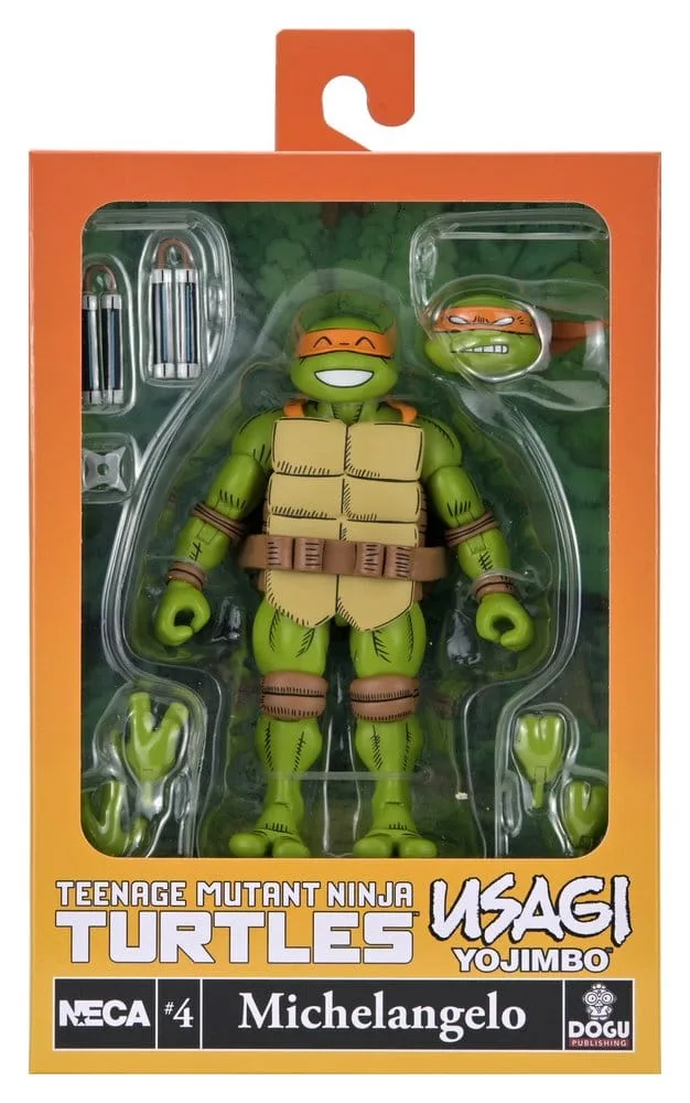 TMNT x Usagi Yojimbo Action Figure – Ultimate Michelangelo 17.8 cm 16