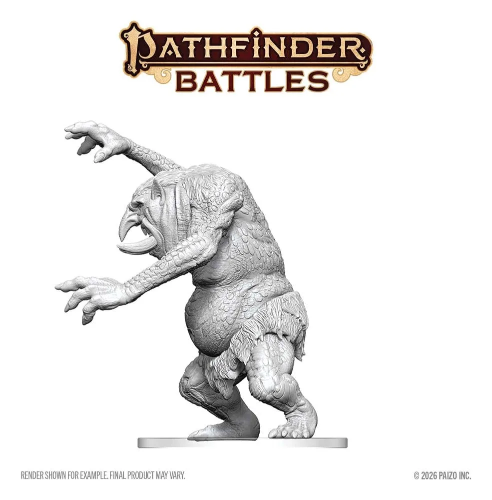 Pathfinder Battles Miniature – Deep Cuts Forest Troll 15 cm 5