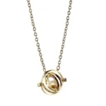 Harry Potter Necklace – Spinning Time Turner Gold-Plated 63 cm 2