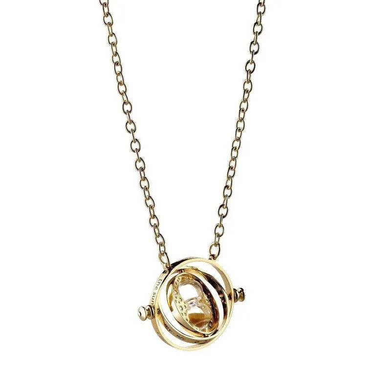 Harry Potter Necklace – Spinning Time Turner Gold-Plated 63 cm 2