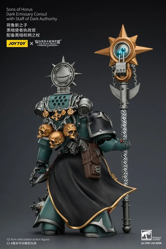Warhammer Action Figure – Sons of Horus Dark Emissary Consul 12.4 cm 4