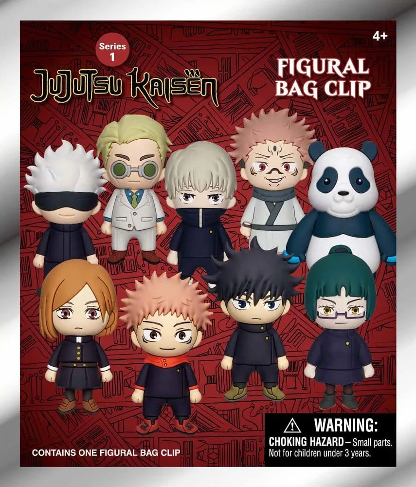 Jujutsu Kaisen Bag Clips – Series 1 Blind Bag Display of 24 3