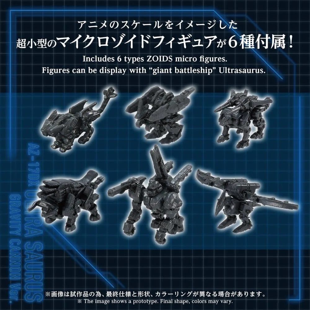 Zoids bouwpakket – AZ-17DX Ultra Saurus Gravity Cannon Deluxe 58 cm 6