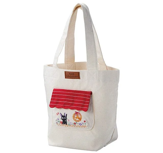 Kiki’s Delivery Service Tote Bag – Jiji in the Flowers 32 cm