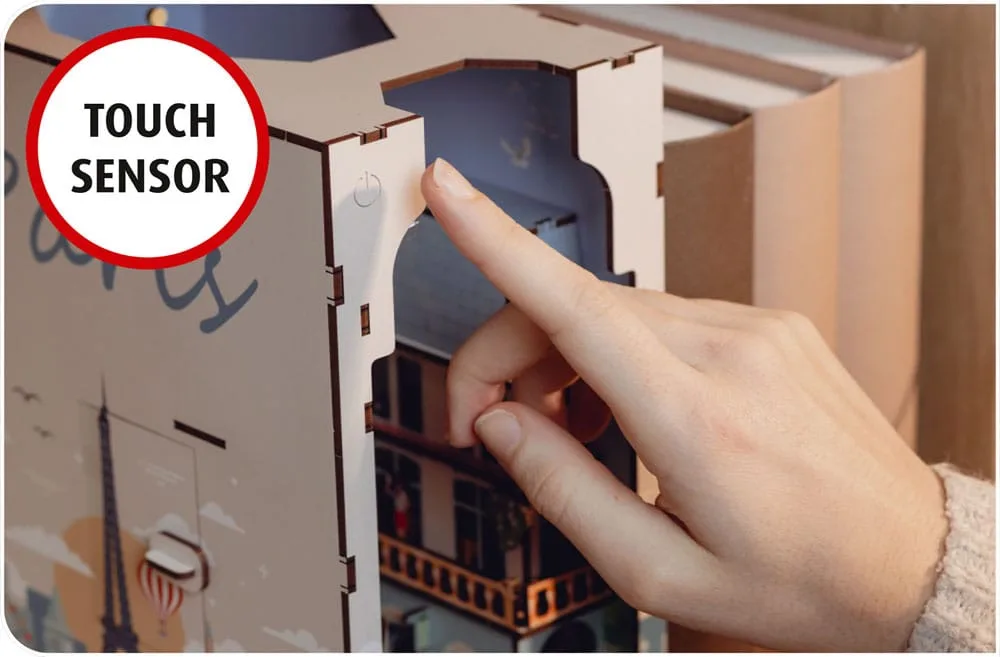 Paris Book Nook Diorama Kit – Tiny Adventures 23 cm 8