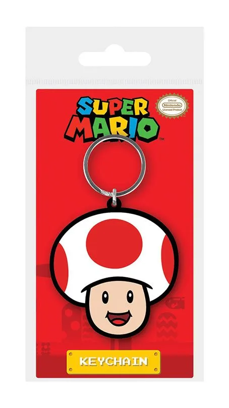 Super Mario Keychain – Rubber Toad 6 cm