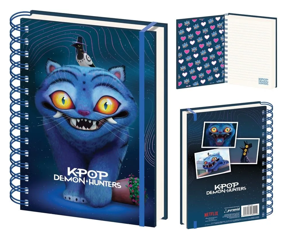 KPop Demon Hunters 3D Notebook – Derpy Tiger A5