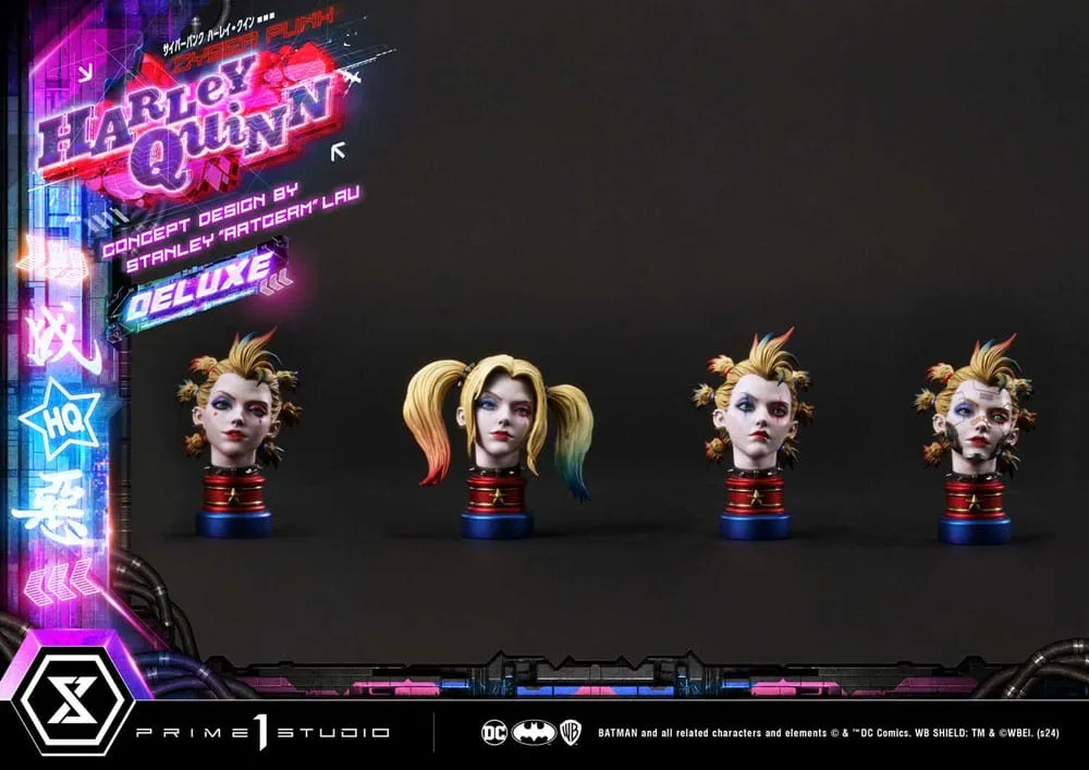 Batman Statue – Cyberpunk Harley Quinn Deluxe Bonus 60 cm 22