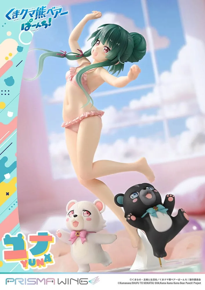 Kuma Kuma Kuma Bear Punch Statue – Yuna Prisma Wing 28 cm 6