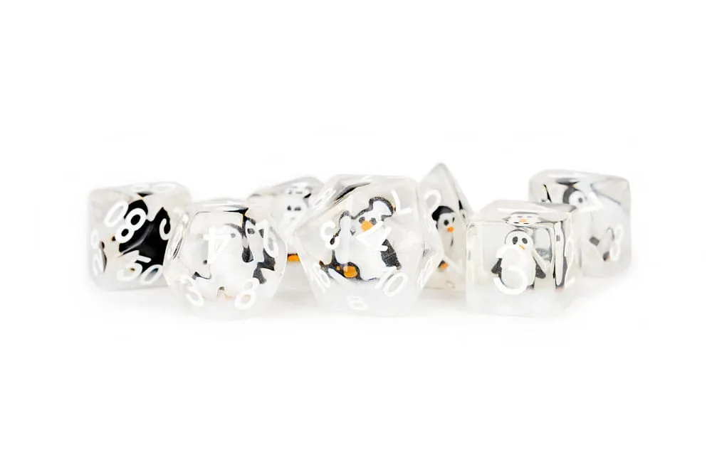 FanRoll Dice Set – Penguin 7 Pieces 16 mm 2